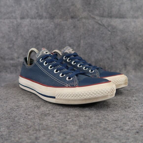 Converse Shoes Womens 7 Sneakers Lifestyle Chuck Taylor Low Blue Canvas Classic - Picture 1 of 12